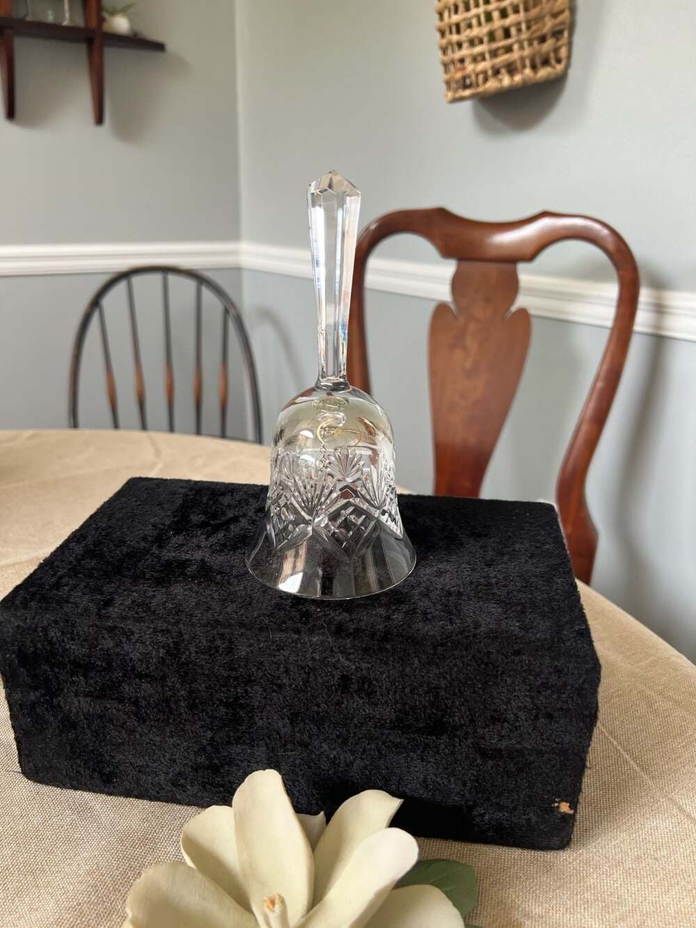 Ajka Crystal Hand Cut 24% Lead Crystal Bell Made in Hungary